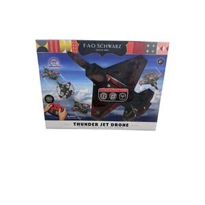 FAO Schwarz Thunder Jet Drone 150ft Radius, RC Stunt Drone, New